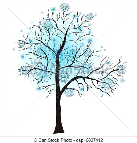 450x470 Winter Tree Drawing Pine Tree Winter Tree Pencil Drawing