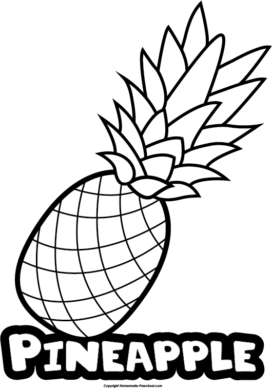 530x756 Pineapple Clipart Name