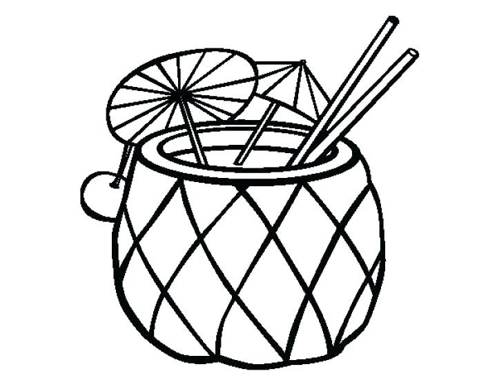 720x564 Pineapple Coloring