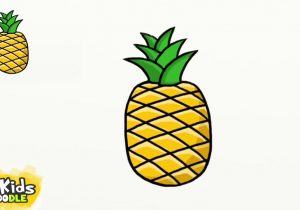 300x210 Drawing A Pineapple Pineapple Outline Drawing At Getdrawings