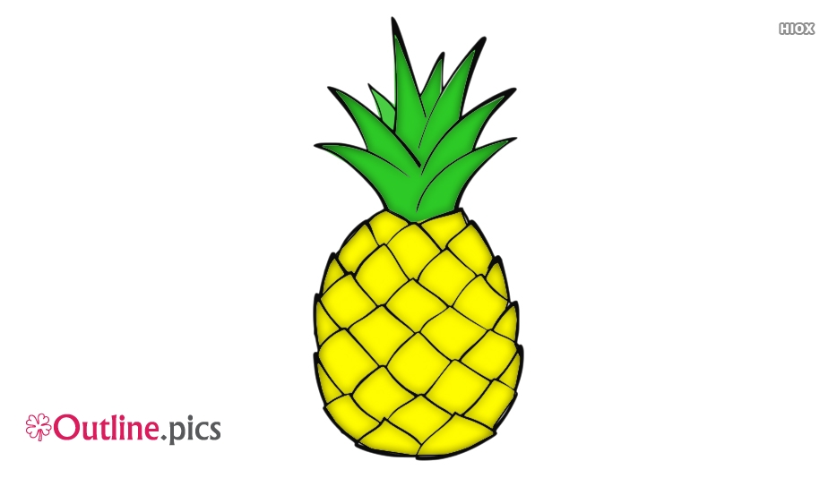 934x534 Outline Drawing Images Of Pineapple