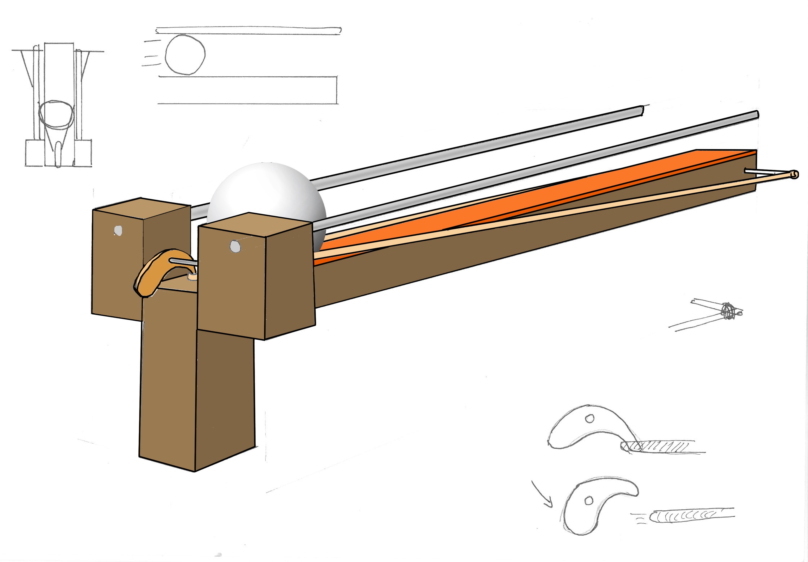 3365x2340 Ping Pong Ball Launcher Rendered Drawing Ed Laney Design