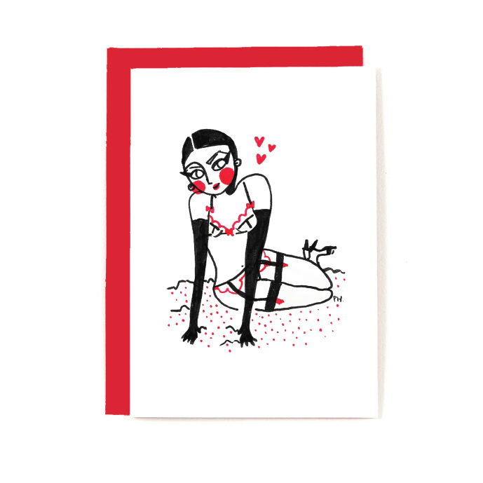 689x689 Of Thinking Of You, Thinking Of Me Card Ping Hatta Fashion