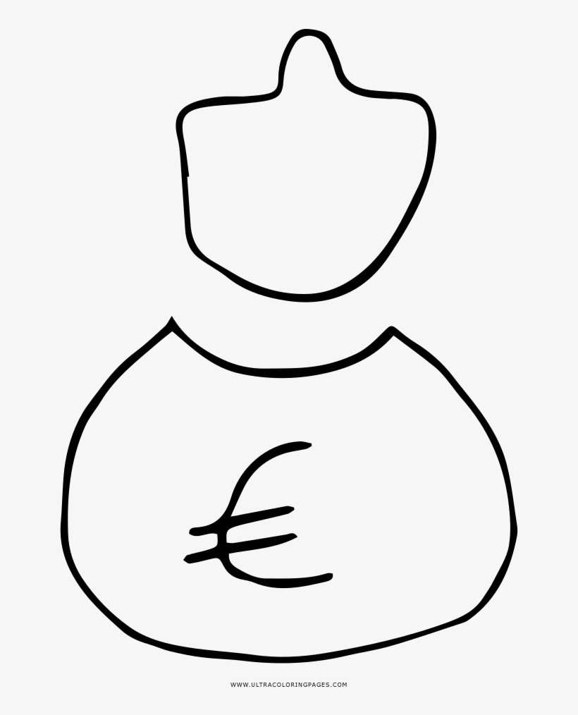 820x1014 Money Sack Coloring Page