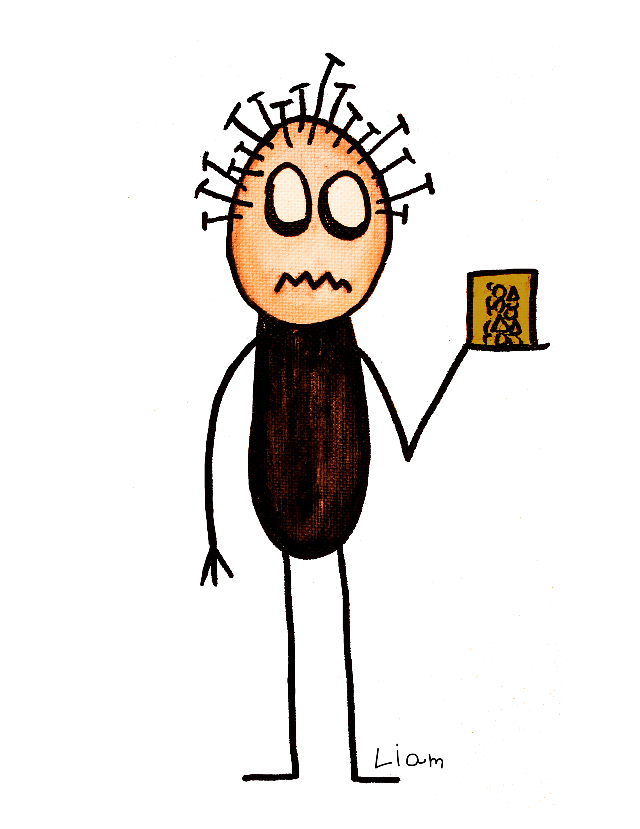 2550x3300 Liam's Creatures Pinhead Print On Storenvy