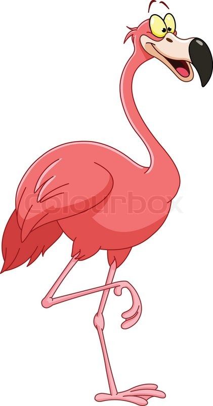 421x800 Pink Flamingos Cartoon