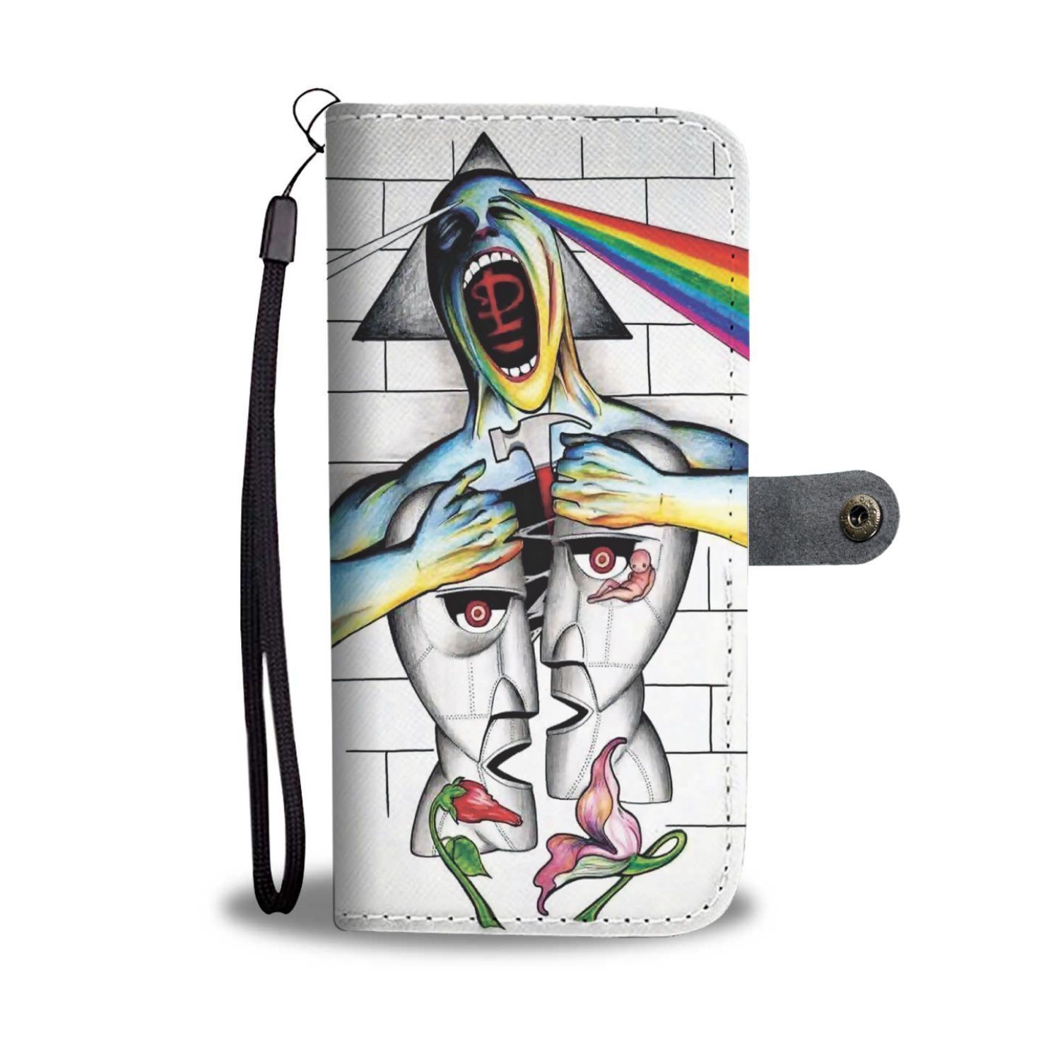 1500x1500 Pink Floyd The Wall Insanity Wallet Phone Case