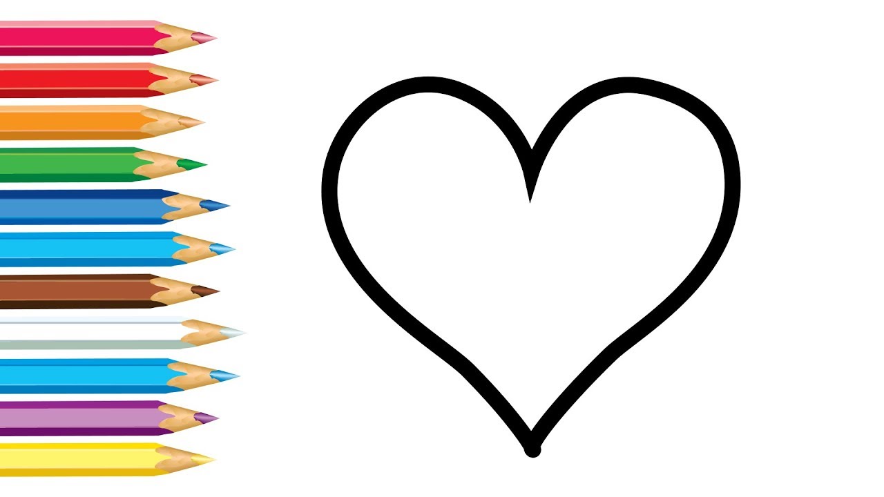 1280x720 Glitter Colorful Purple Pink Heart Drawing And Coloring,rainbow