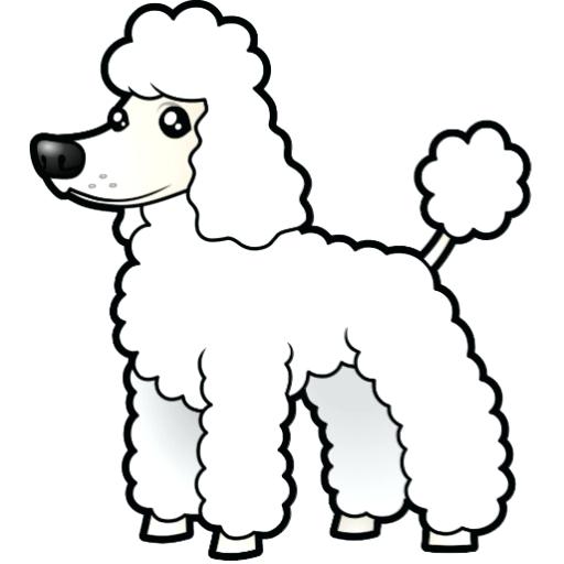 512x512 Poodle Outline