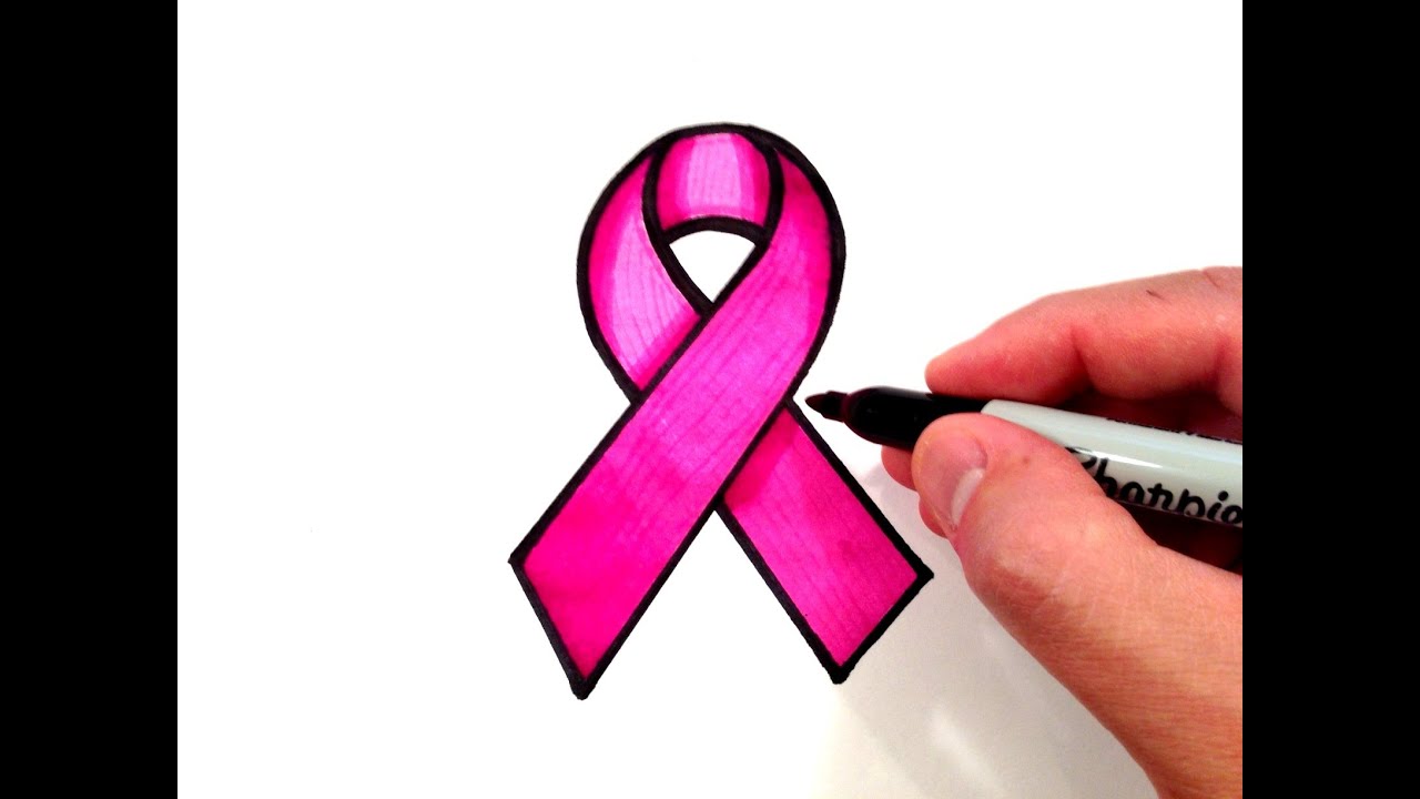 1280x720 How To Draw A Pink Ribbon