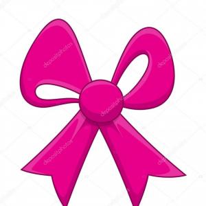 300x300 Photostock Vector Glowing Pink Bow Ribbon Decoration Design Vector
