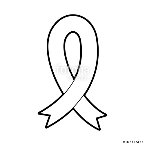 500x500 Pink Ribbon Breast Cancer Vector Illustration Design Stock Image