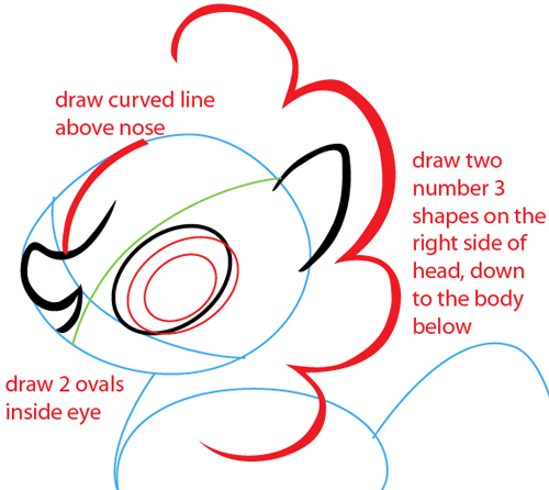500x446 How To Draw Pinkie Pie From My Little Pony Friendship Is Magic