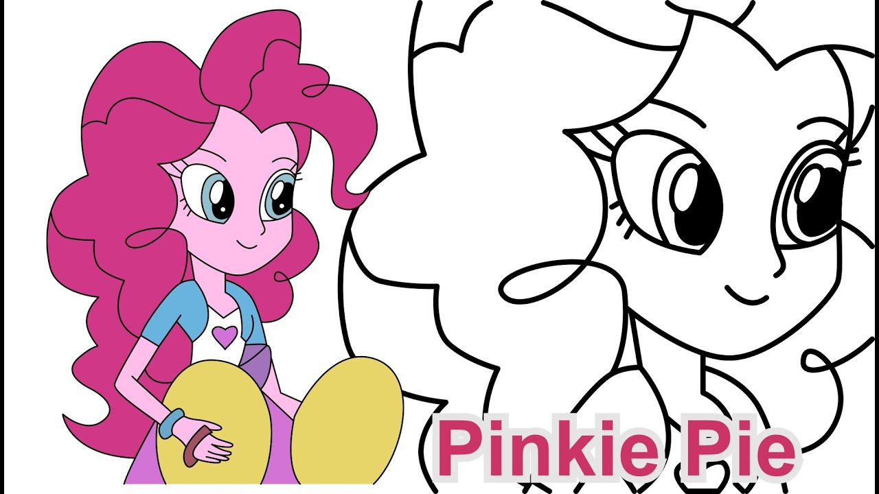 1280x720 How To Draw Pinkie Pie Friendship Games Mlp Equestria Girls Step