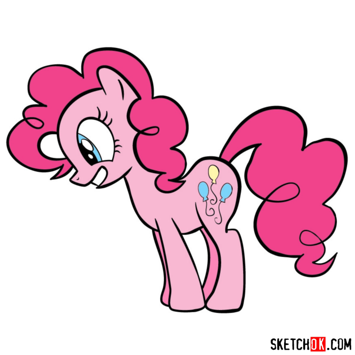 1200x1200 How To Draw Pinkie Pie Pony Mlp