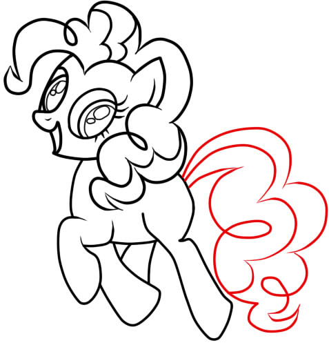 477x500 How To Draw Pony Pinkie Pie