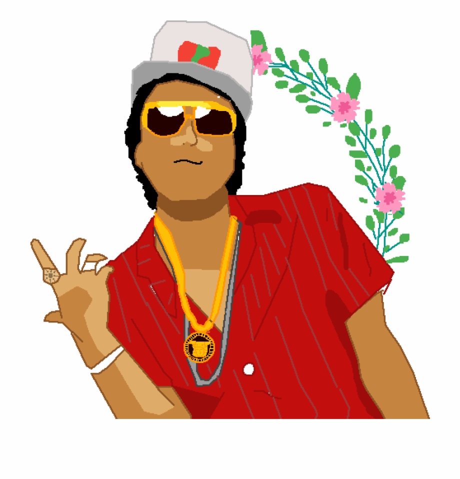 920x958 lazy bruno mars drawing