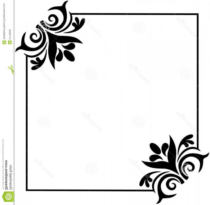 728x713 Simple Corner Border Designs For Projects Soidergi Pinstripe