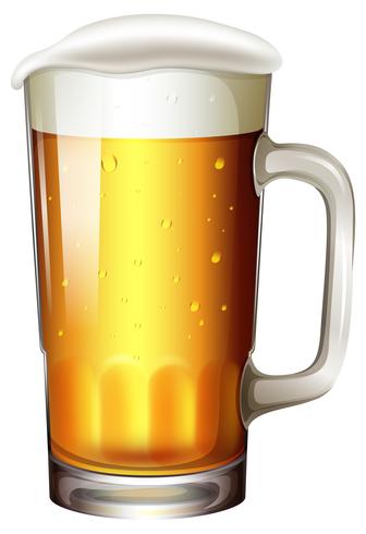 336x490 A Pint Of Beer On White Background