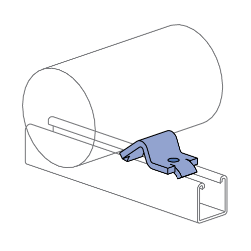 500x500 Pipe Brackets Unistrut