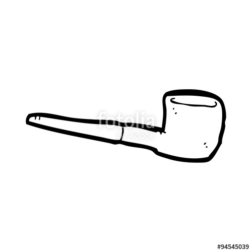 500x500 Line Drawing Cartoon Pipe Stock Image And Royalty Free Vector