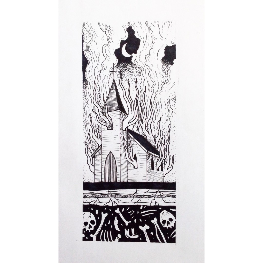 1080x1080 Burning Church