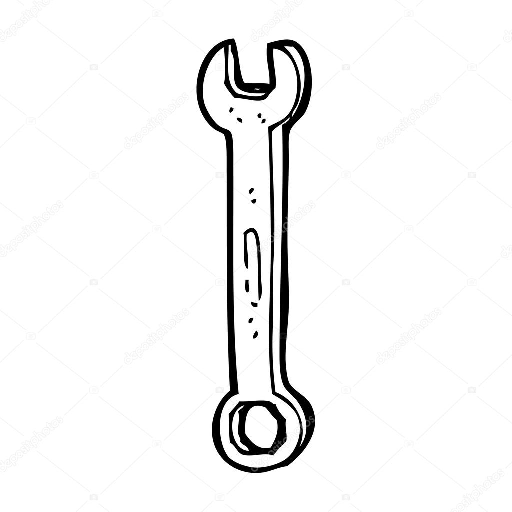 1024x1024 Wrench Drawing Free Download