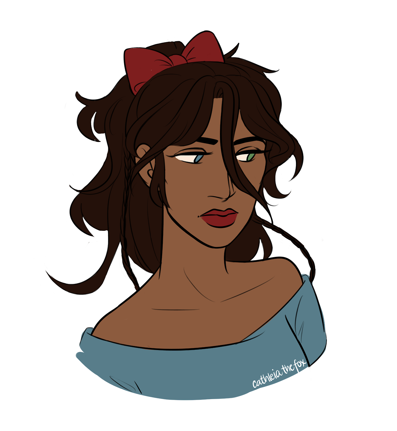 1280x1391 abandoned blog so i was drawing piper in a ponytail but i was
