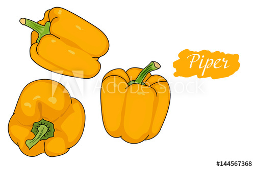 500x333 Pepper Yellow From Different Angles Great For Menu Useful