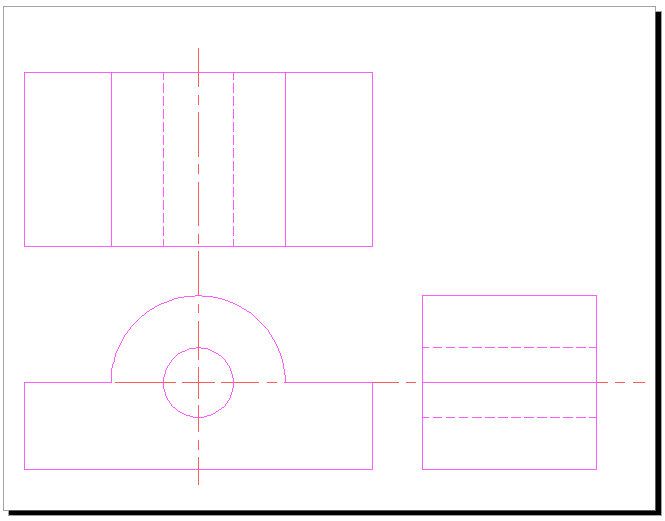 665x521 Orthographic Projection Tutorial For Autocad With Video