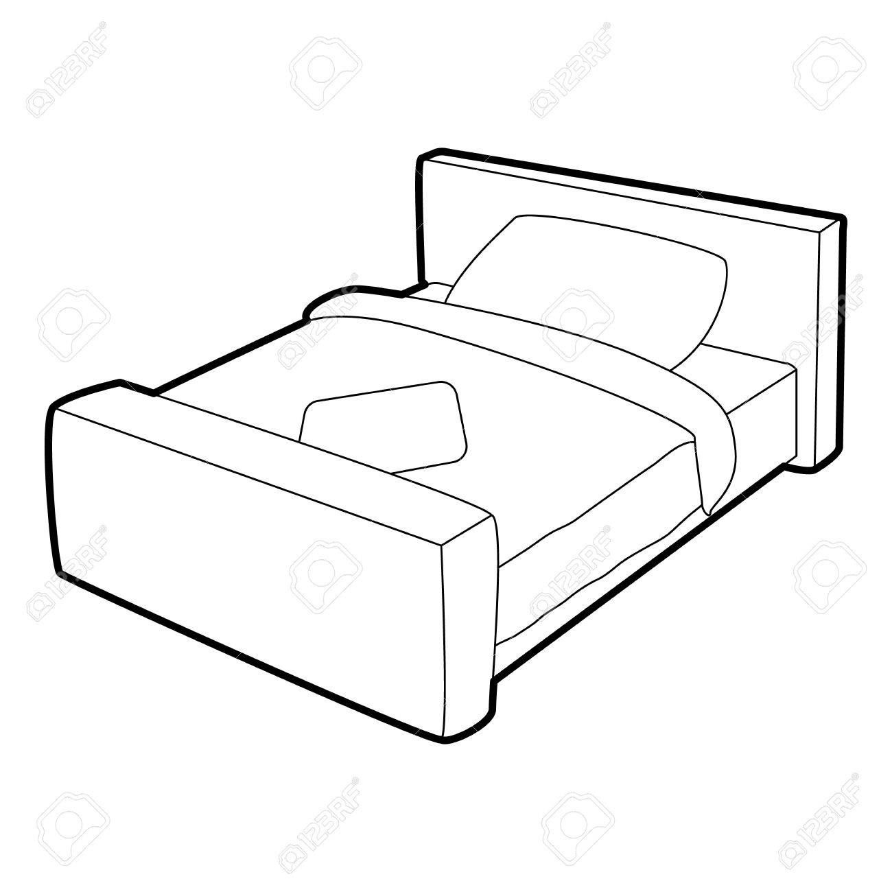 1300x1300 Isometric Drawing Bed For Free Download