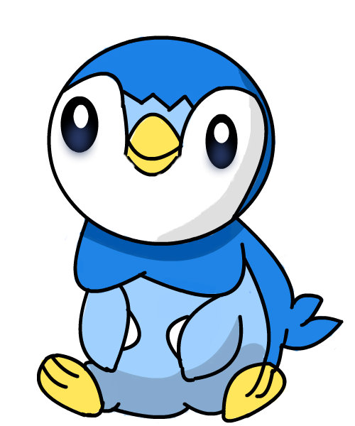 500x600 piplup a cartoons speedpaint drawing