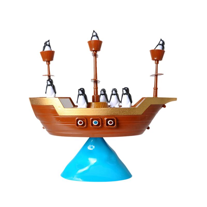 800x800 Penguin Pirate Boat Balancing Game Parent Child Competition Game