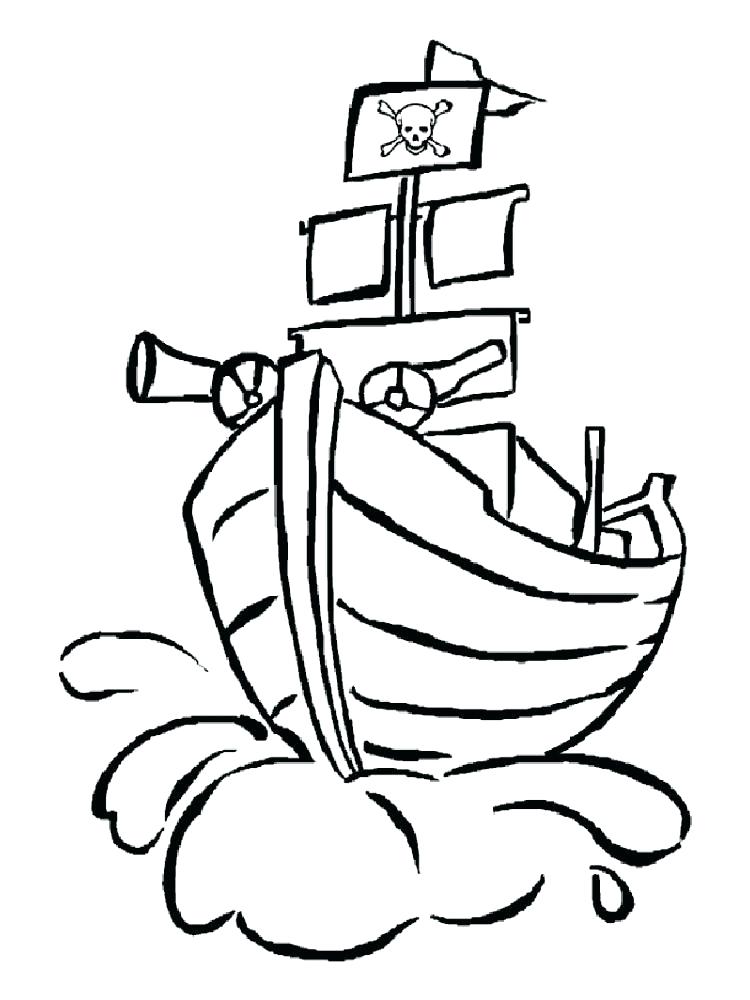 750x1000 Pirate Ship Coloring Games