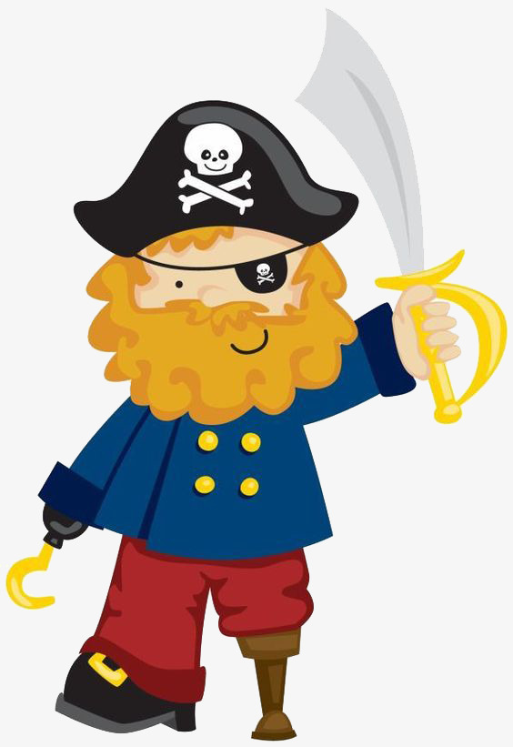 564x821 Free Cartoon Drawing Pirate Png Pull Material, Cartoon Clipart