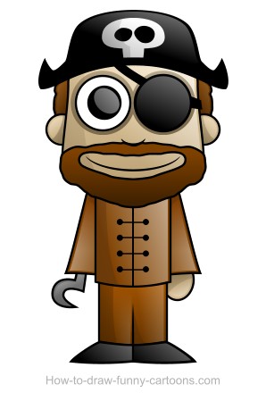 298x449 Pirate Drawing