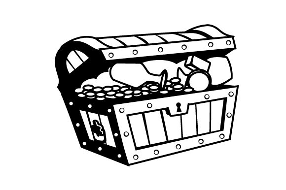 580x386 Realistic Treasure Chest