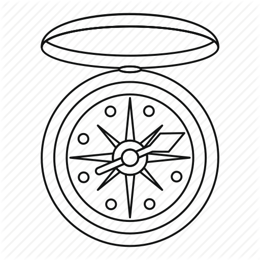 512x512 Collection Of Free Compass Drawing Outline Download On Ui Ex