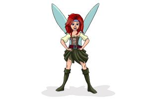 300x200 How To Draw Zarina From The Pirate Fairy