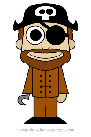 298x449 Pirate Drawing