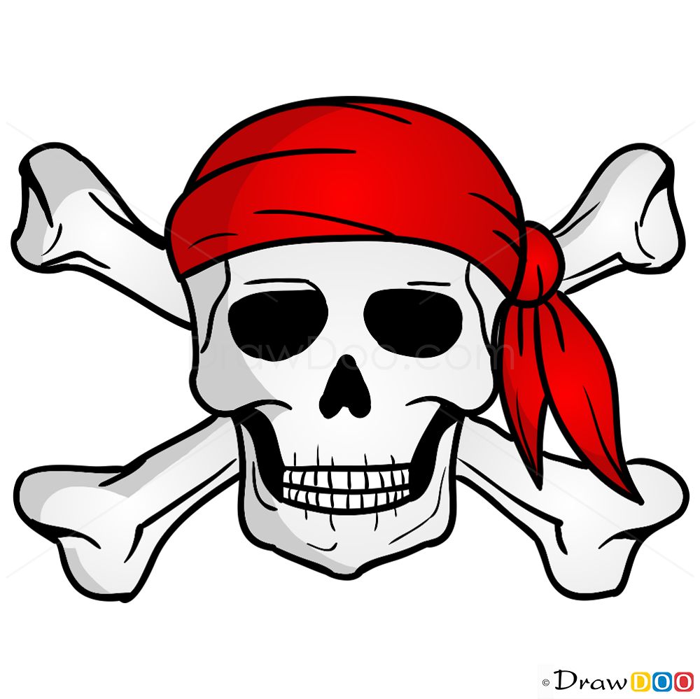 1000x999 How To Draw Jolly Roger, Pirates