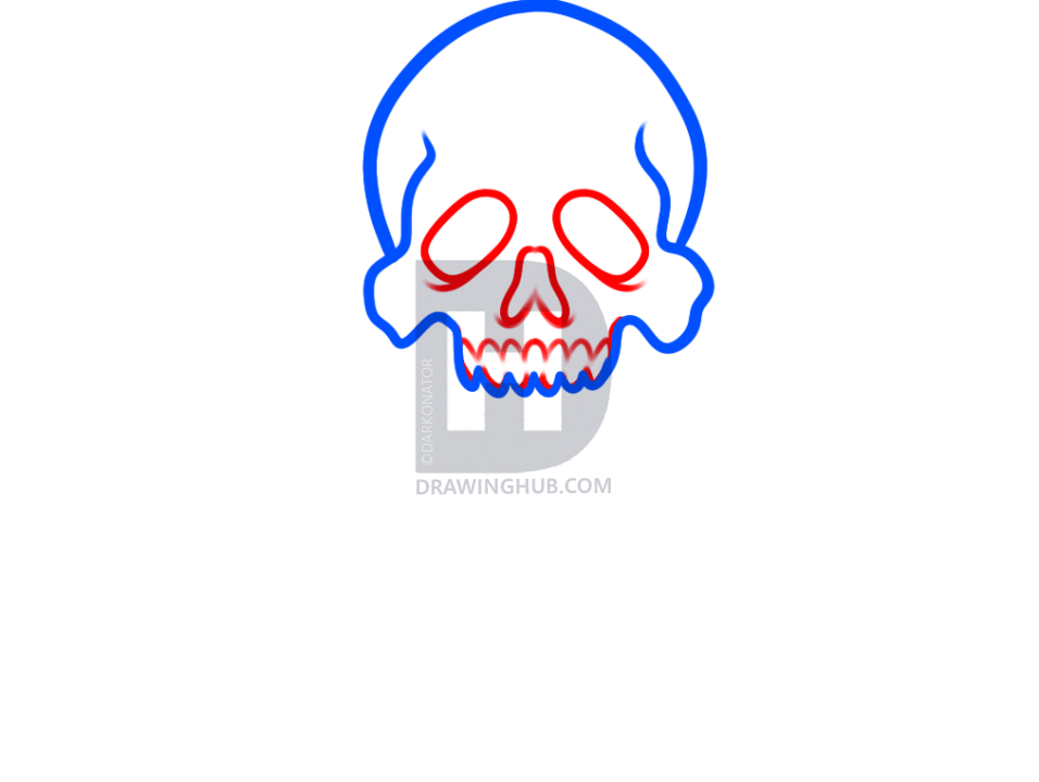 956x720 How To Draw A Pirate Flag, Step