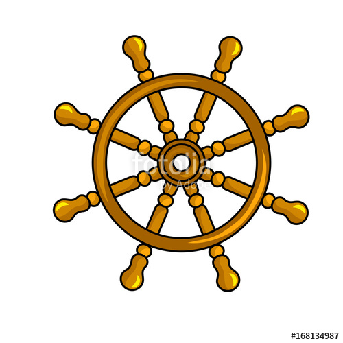 500x500 Nautical Steering Wheel Icon Children Drawing Of Pirate Concept