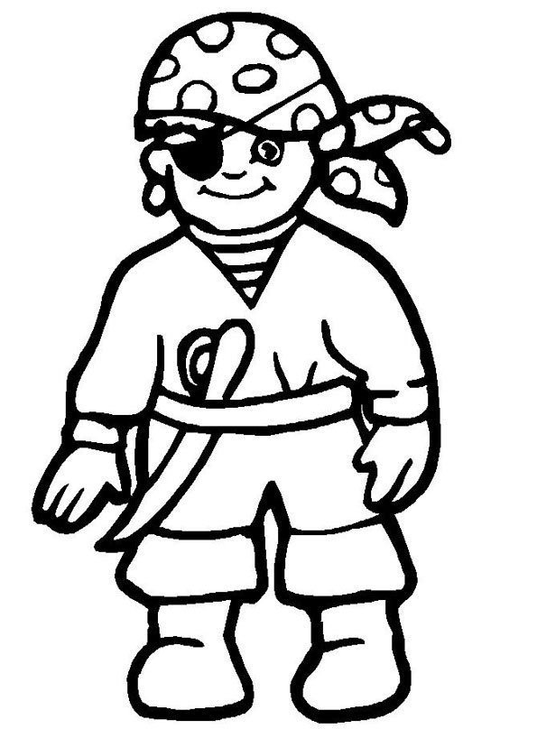 595x808 Pirate Ship Drawing Template