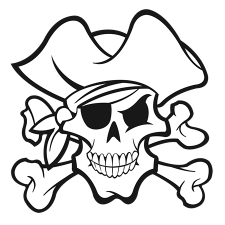 450x450 dessin de mort pirate a colorier ideas pirate face