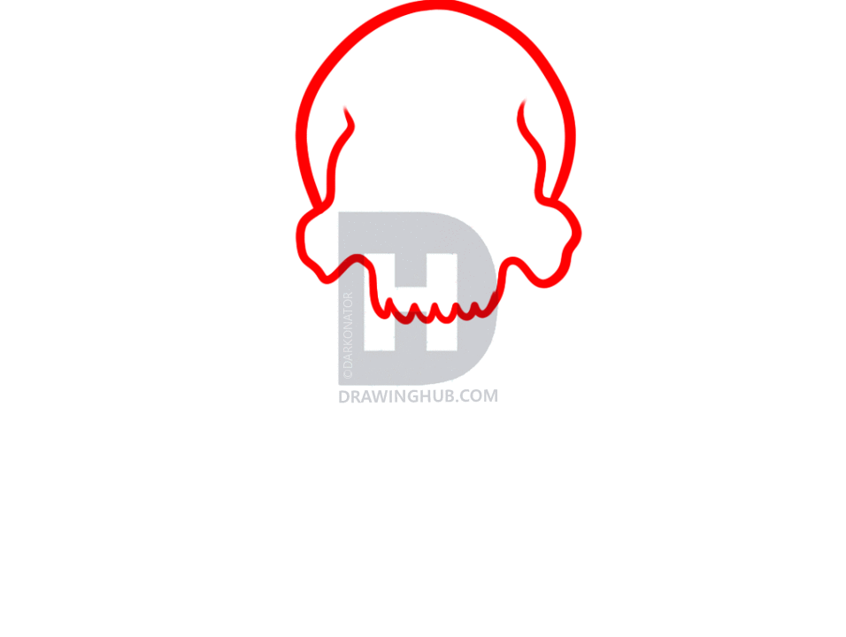 956x720 How To Draw A Pirate Flag, Step