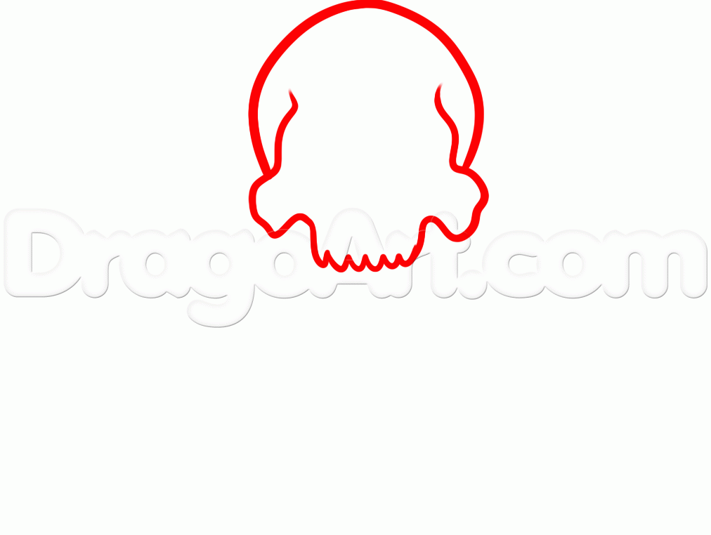 1012x762 How To Draw A Pirate Flag, Step