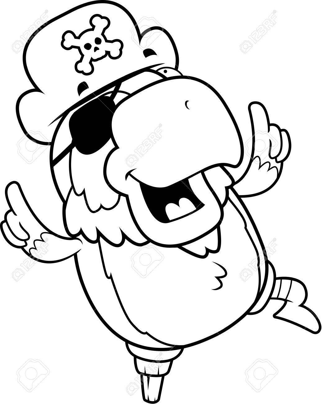 1037x1300 Pirate Parrot Clipart Portal