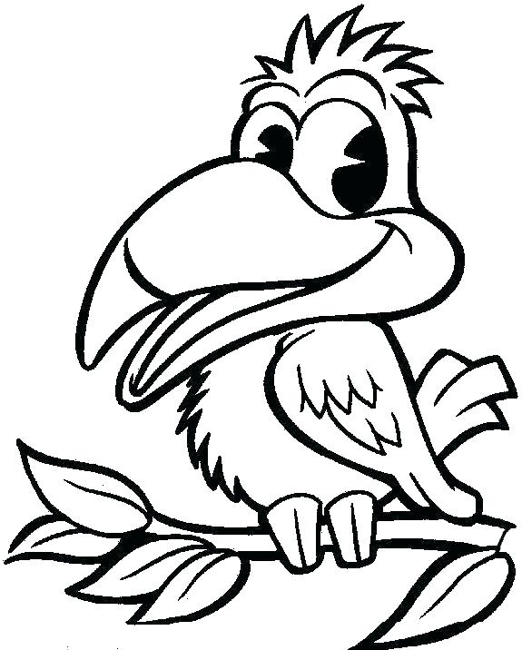 575x716 Coloring Pages Parrot Coloring Pages Online Pictures Of Parrots