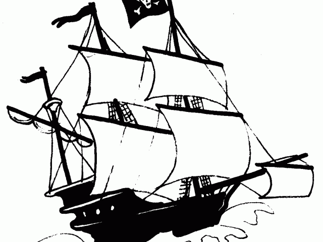 Pirate Ship Drawing | Free download on ClipArtMag